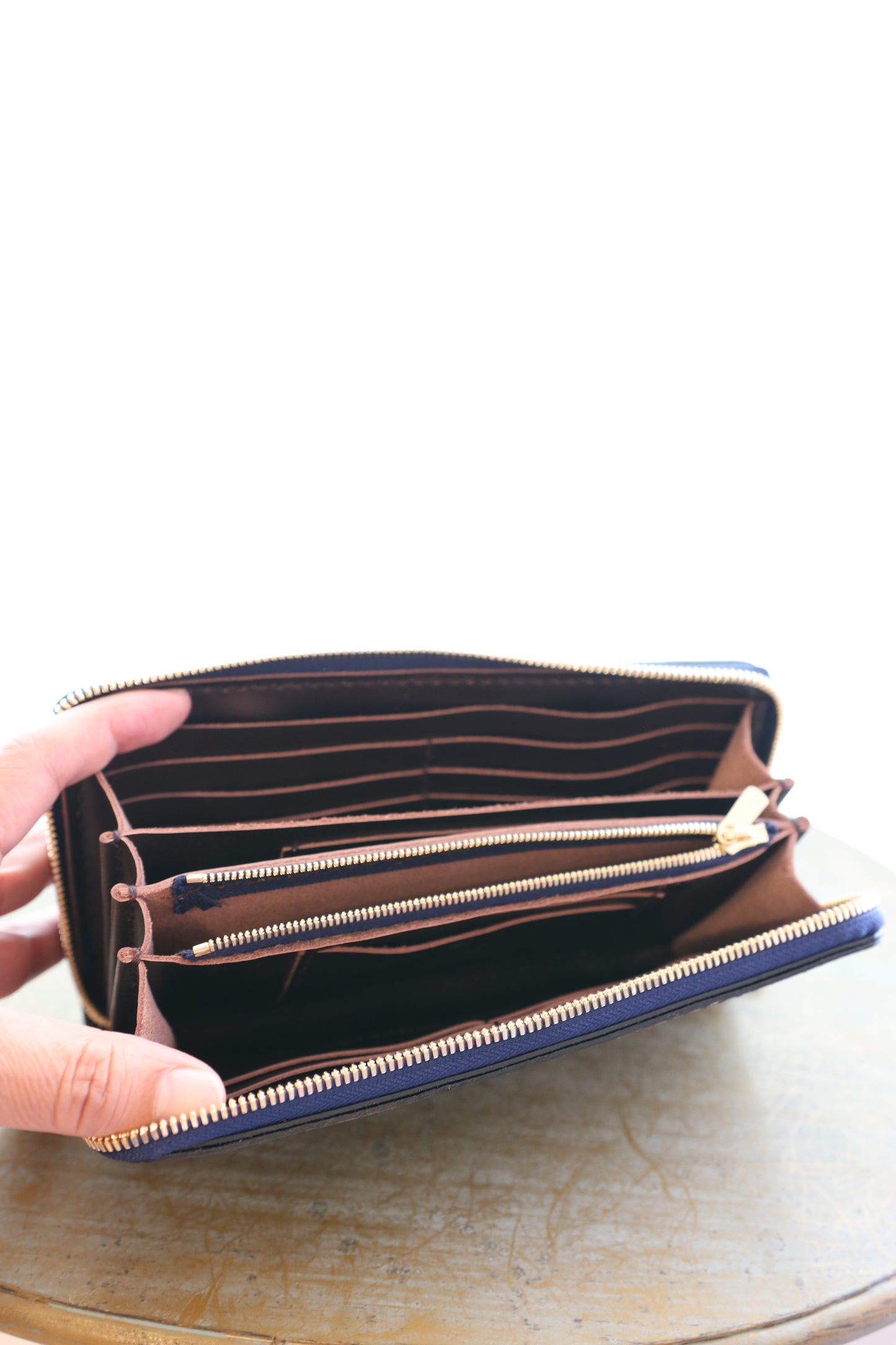 プロヴァンス地方の2匹の犬の長財布