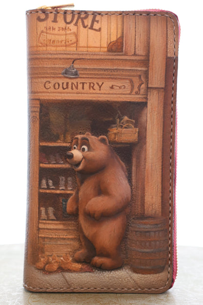 セレクトショップの店員さんがクマの長財布