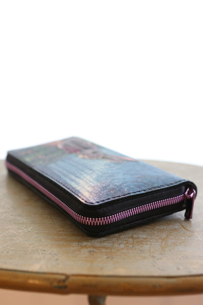 アリスの世界にまぎれ込んだウサギの長財布