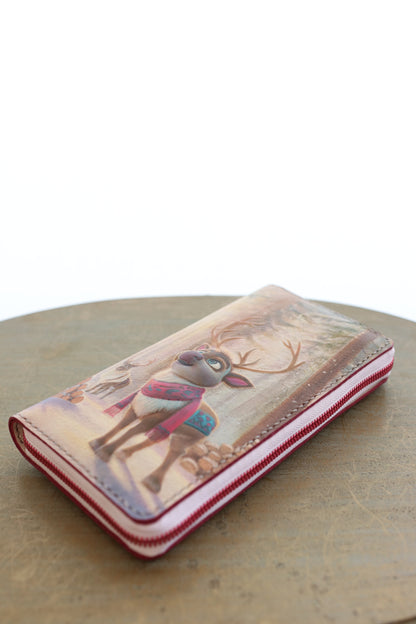 アレンデール地方のトナカイの長財布