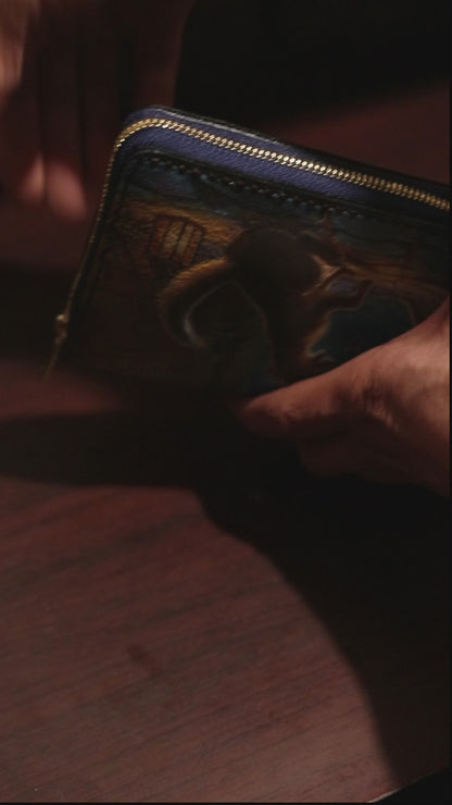 プロヴァンス地方の2匹の犬の長財布