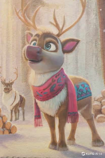 アレンデール地方のトナカイの長財布